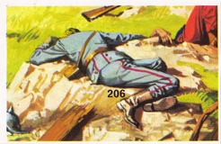 Historische Schlachten Sammelbild Nr. 206