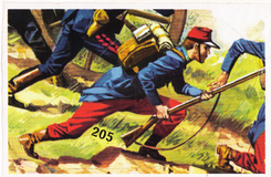 Historische Schlachten Sammelbild Nr. 205